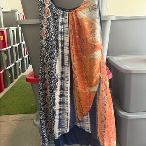 Colorful Sleeveless Dress mp36